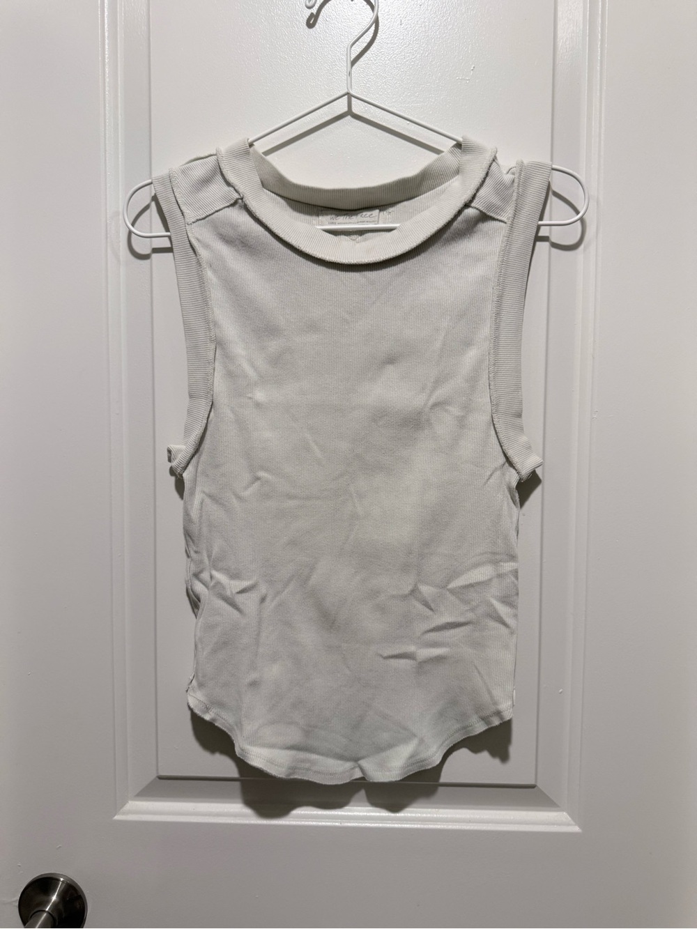 We the Free Sleeveless Crewneck Tank Top - cream